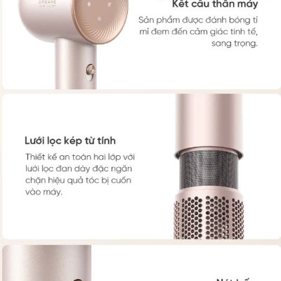 Mấy Sấy Tóc Dreame Hair Glory Pro Bản Quốc Tế (Bảo Hành 24 Tháng)- Hàng Chính Hãng
