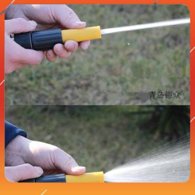 Vòi Xịt️Evoucher Bộ dây vòi xịt nước rửa xe, tưới cây , tăng áp 3 lần, loại 15m 206622-5 cút sập,nối đen+  đai