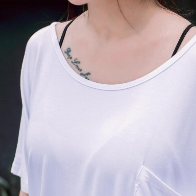 Áo thun KIỂU nữ hở lưng cổ tròn from rộng