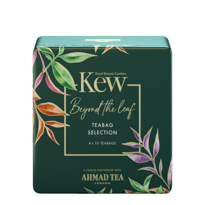 [LIMITED EDITION] TRÀ AHMAD ANH QUỐC - KEW - BỘ SƯU TẬP 4 VỊ XANH hộp sắt vuông - Kew Selection
