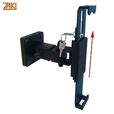 Giá đỡ cho iPad/Tablet có khoá treo tường kích thước 7-13" - Zaki ZK81 (Đen) - Hàng Chính Hãng
