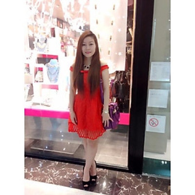 Đầm dạ hội cao cấp- hình thật