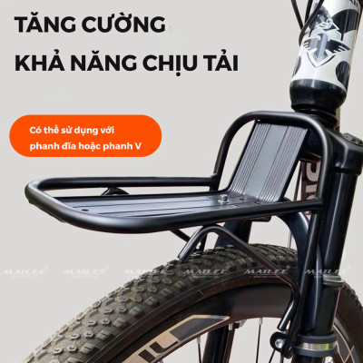 Giá Trước Xe Đạp, baga trước xe đạp Địa Hình GT-6301 chất liệu Nhôm cho Giỏ xe/hành lý Chắn Trước Phụ Kiện Đạp Xe, dành cho vị trí chờ có sẵn - Mai Lee