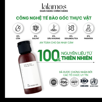 Nước Tẩy Trang Lalamos Đài Kim Ngân Hoa Sạch Sâu Mini Size - 50ml