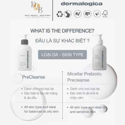 MICELLAR PRECLEANSE - Sữa tẩy trang chứa prebiotic dành cho mọi loại da của Dermalogica