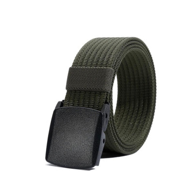 Thắt lưng vải khoá nhưa_không cần tháo khi đi máy bay