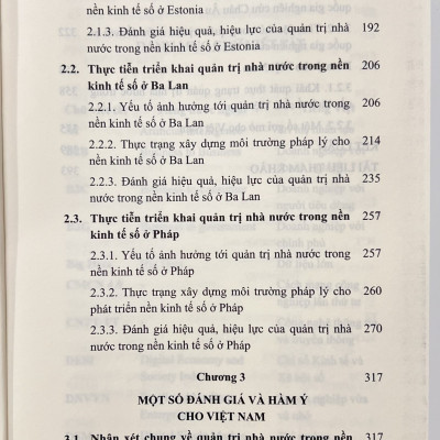 Sách - Quản Trị Nhà Nước Trong Nền Kinh Tế Số Ở Một Số Nước Châu Âu
