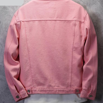 Áo khoác Jean dáng ôm body có hai túi phía trước tiện lợi trẻ trung mang phong cách Hàn Quốc chất liệu vải bò cotton cao cấp mặc thoải mái hợp với xu hướng thời trang - HOT TREND 