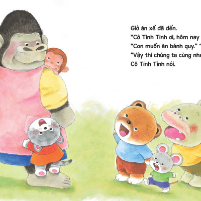 Sách - Sách Tranh Ehon Kuma - Những Chuyện Nhỏ Hằng Ngày - Trường Mẫu Giáo Vui Nhộn