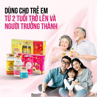 Yến sào chưng sẵn Queennest 25% - vị yến truyền thống - hũ 150ml - Hộp 6 hũ x 150ml - Hàng Chính Hãng
