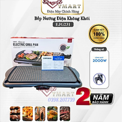 Bếp Nướng Điện Lock&Lock Electric Grill EJG231 (2000W) - Hàng Chính Hãng