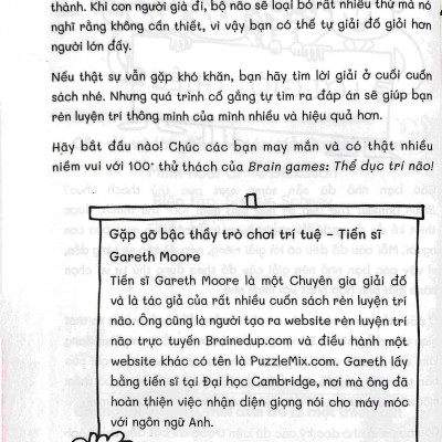 Thể Dục Trí Não - 100+ Thử Thách Để Trẻ Thông Minh Hơn