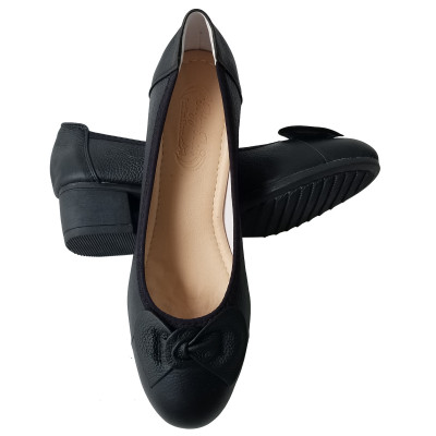 Giày Cao Gót Nữ Da Bò Thật BIGGBEN Cao 4 Phân GCG16