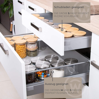 Hũ thủy tinh đựng gia vị Echo 100ml - Hàng Nhập Khẩu Nhật Bản