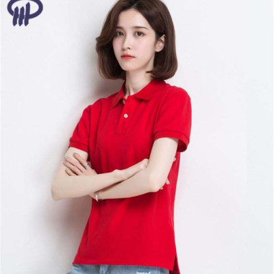 Áo thun Polo trơn nữ có cổ Phúc An 4054 có size lớn (big size)