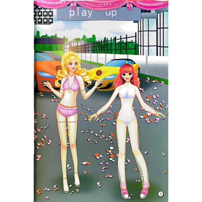 Sách - 1000 Hình Dán Trang Phục Công Chúa - Công Chúa Hoa Lệ - Minh Thắng