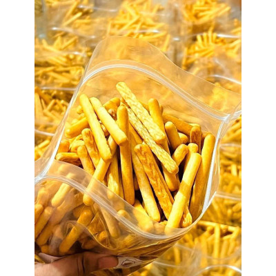 BÁNH QUY QUE ĐŨA BƠ SỮA MẶN GÓI 300G, BÁNH QUY ĐŨA ĂN LÀ NGHIỀN 