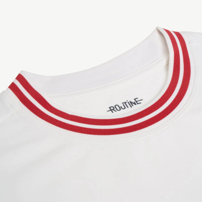Áo thun tay ngắn nam phối cổ Form Loose - RT 10S25TSS027 | ROUTINE CÀ MAU