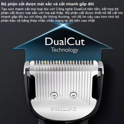 Tông đơ cắt tóc cao cấp Philips HC9450 Công nghệ Auto Turbo Series 9000 - HÀNG NHẬP KHẨU