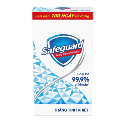 Combo xà phòng cục Safeguard trắng (115gx3)X24