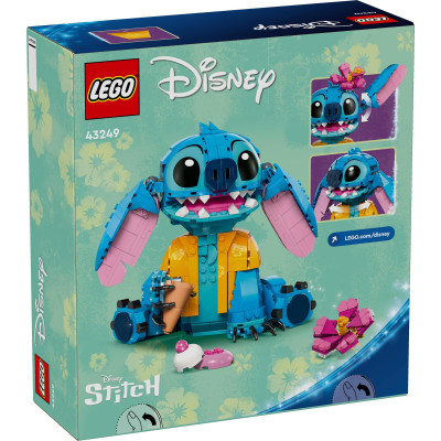 LEGO DISNEY PRINCESS 43249 Đồ chơi lắp ráp Mô hình nhân vật Stitch (730 Chi Tiết)