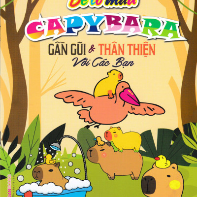 Combo Bé Tô Màu Capybara + Kuromi (HA) (Bộ 4 Cuốn)