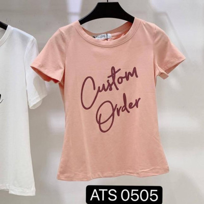 Áo thun nữ in chữ, cổ tròn Emspo ATS0505