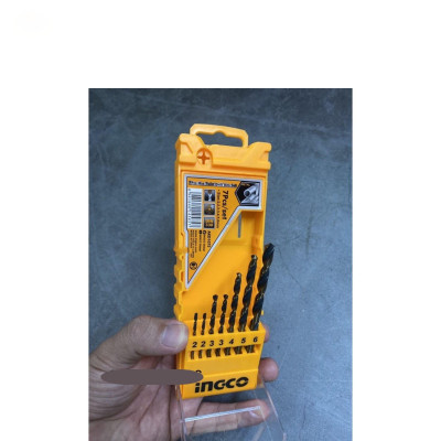 BỘ MŨI KHOAN KIM LOẠI 7 CHI TIẾT INGCO AKD1075 - HÀNG CHÍNH HÃNG