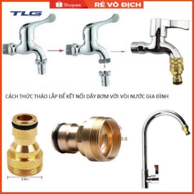 Bộ dây vòi xịt nước rửa xe, tưới cây . tăng áp 3 lần, loại 7m, 10m 206318 đầu đồng,cút đồng+ tặng móc khoá