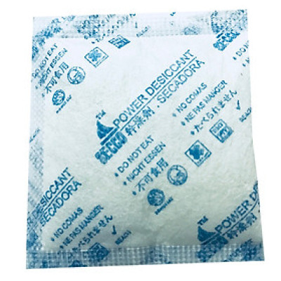 Túi hút ẩm Secco silica gel 5gr (khử mùi/hút ẩm)- 1kg (200 túi) - Chính hãng - Vải trắng - Chữ xanh logo