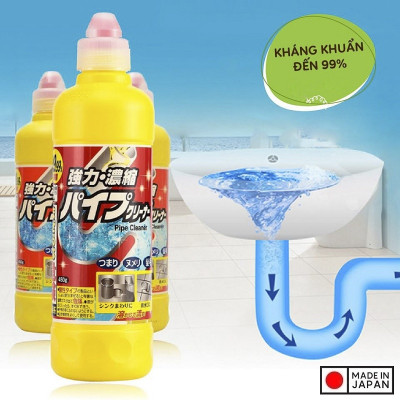 Dung dịch thông tắc đường ống Rocket 450g - Hàng Nội Địa Nhật Bản