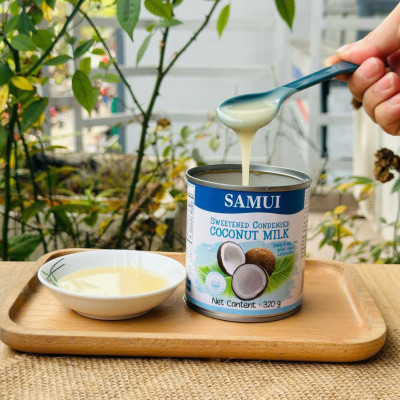 Sữa đặc thuần chay từ dừa có đường SAMUI 320gr Coconut Condensed Milk
