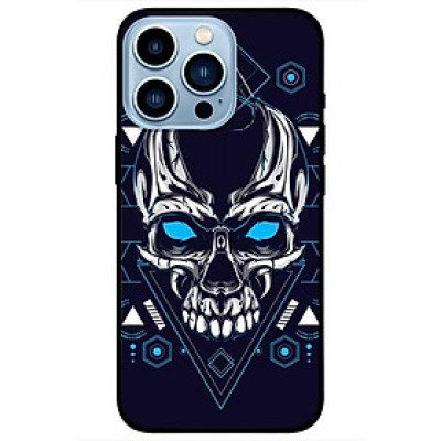 Ốp lưng dành cho Iphone 13 Mini - Iphone 13 - Iphone 13 Pro -  Iphone 13 Pro Max - Đầu Lâu Mắt Xanh