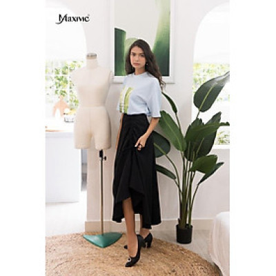 Áo Thun Nữ Thời Trang Oversize In Hình Lá Maxivic, La Mộc - AOTHUN2