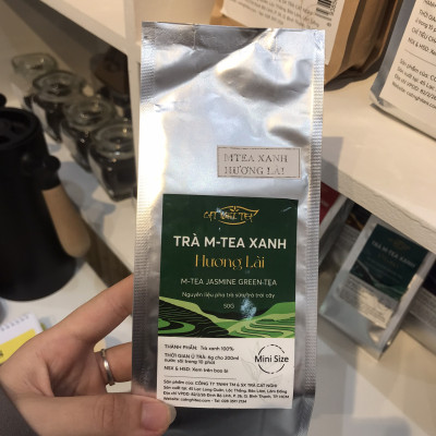 [MẪU DÙNG THỬ 50g] Trà Xanh hương Lài – Nguyên liệu chuẩn cho các quán pha trà sữa và trà trái cây thơm ngon, được sản xuất hoàn toàn từ lá trà tự nhiên