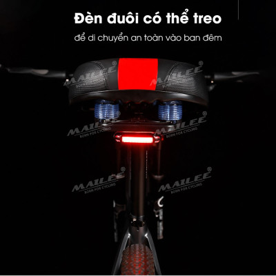 Đệm Yên Xe Đạp Bản Rộng Lớn CF-01 đa lò xo mặt dưới, mút đàn hồi dày, bọc da PU, khung kim loại cho xe đạp MTB, xe thể thao, có tay nắm sau, 2 cách lắp đặt - Mai Lee