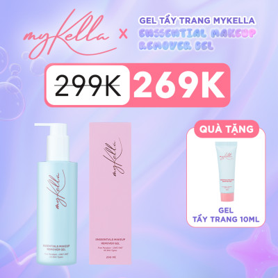Gel Tẩy Trang myKella Làm Sạch Hoàn Hảo Lớp Trang Điểm, Dưỡng Da Khỏe Mạnh & An Toàn Cho Mọi Loại Da