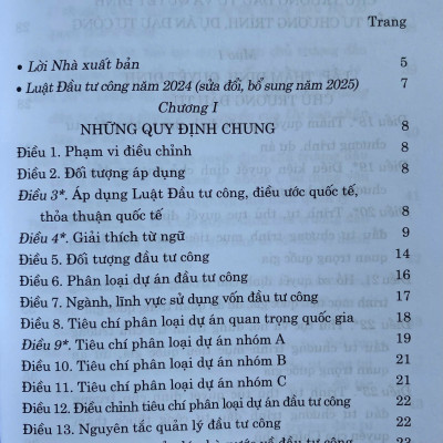 Luật Đầu Tư Công Năm 2024 ( Sửa Đổi, Bổ Sung Năm 2025)
