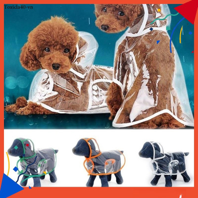 ÁO MƯA TRONG SUỐT DÀNH CHO CHÓ MÈO