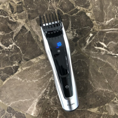 Tông đơ cắt tóc Dualcut, Titanium, Series 9000 Thương hiệu Hà Lan cao cấp Philips - HC9450 - Hàng Nhập Khẩu (Bảo hành 24 Tháng)