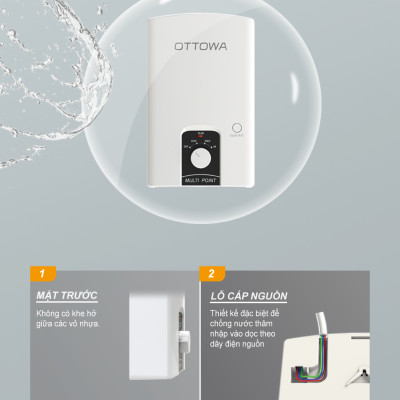 Bình nước nóng cho rửa bát  OTTOWA TM5501 - Hàng chính hãng