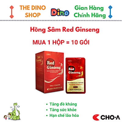 Thực Phẩm Bảo Vệ Sức Khỏe Red Ginseng Cải Thiện Hệ Miễn Dịch (Hộp x 10 Gói)