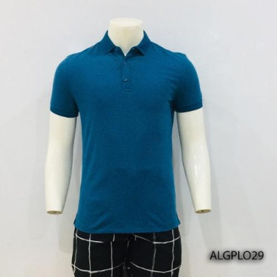 Áo polo nam ngắn tay ALIGRO chất liệu cotton siêu nhẹ mềm mịn, 2 màu đơn giản, chuẩn form ALGPLO3A2M