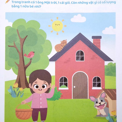 Sách - Chuẩn Bị Vào Lớp 1 - Vở Làm Quen Với Toán - Dành Cho Bé 5-6 Tuổi - Bộ 4 Quyển