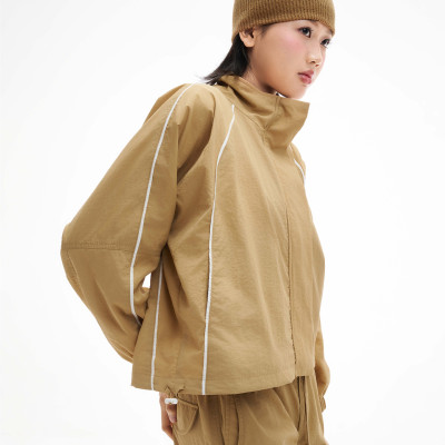 DOTTIE - Áo khoác dáng lửng vải dù - T0821