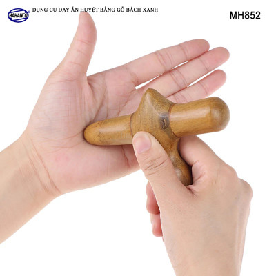 COMBO bộ 7 Dụng Cụ day ấn Huyệt Mát xa toàn thân kiểu Thái bằng gỗ Bách Xanh (MH847) Chăm sóc sức khỏe 