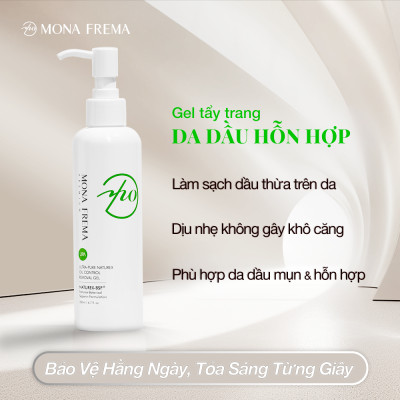 Tẩy Trang Kiểm Soát Dầu Nhờn NATUREX OIL CONTROL REMOVAL GEL MONA FREMA 200ml Chăm Sóc Da Mặt Sau Khi Trang Điểm, Loại Bỏ Bụi Bẩn, Làm Sạch Lỗ Chân Lông, Kiểm Soát Dầu Nhờn, Giữ Ẩm, Ngăn Ngừa Mụn.