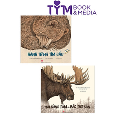 COMBO 2 CUỐN : NAI SỪNG TẤM VÀ BÁC THỢ SĂN + HÀNH TRÌNH TÌM GẤU