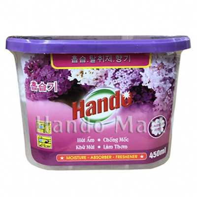 Combo 3 Hộp Hút Ẩm Khử Mùi Nấm Mốc Hương Lavender 450Ml
