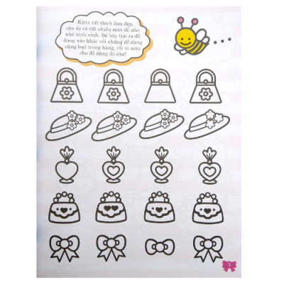 Hello Kitty - Rèn Luyện Khả Năng Sáng Tạo - Sách Tô Màu (TV)